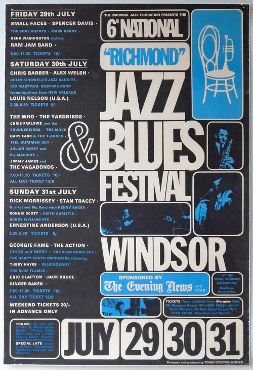 Concertposterauction.com - 6th National Richmond Jazz & Blues