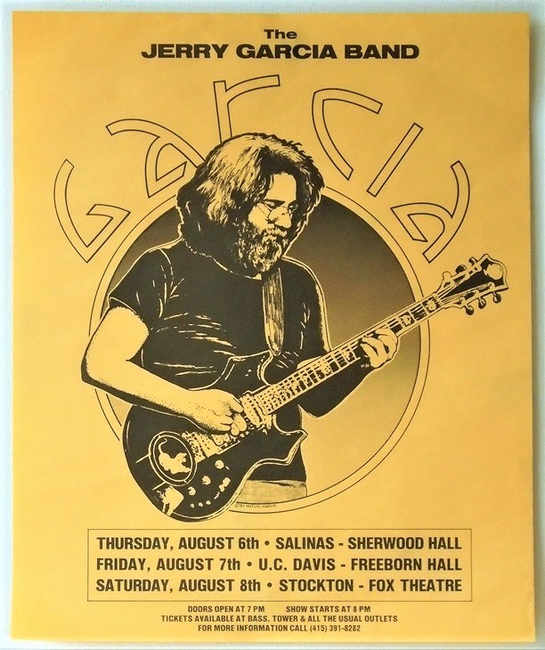 jerry garcia band tour 1981