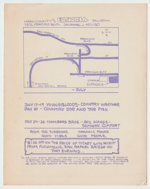 Concertposterauction.com - Grateful Dead NRPS Euphoria San Rafael 1970 ...