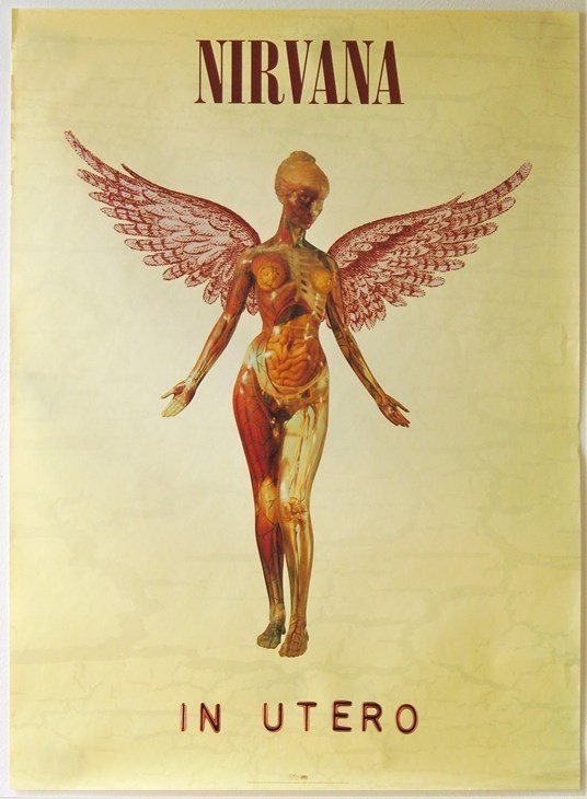 1993 NIRVANA / IN UTERO Promo Poster / ニルヴァーナ プロモポスター