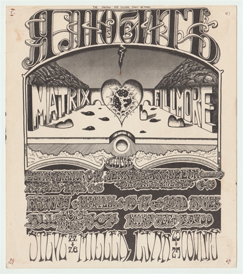 Concertposterauction.com - Jerry Garcia Steve Miller Matrix Oct. 1968 ...