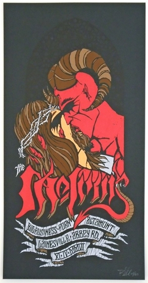 The Melvins Gainesville FL 2006 Brad Klausen SIGNED 64/165 Concert Poster