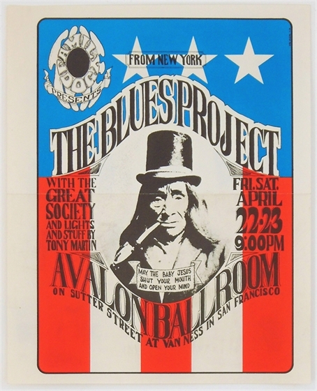 FD 5 Blues Project 1967 Communication Arts Magazine Insert Poster