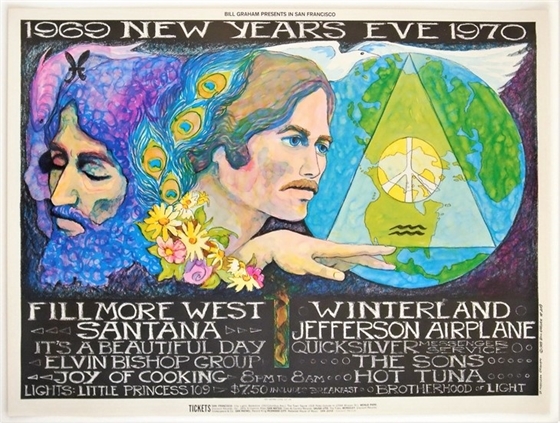 Concertposterauction.com - BG 209 New Years Eve 1969/70 Bonnie MacLean ...