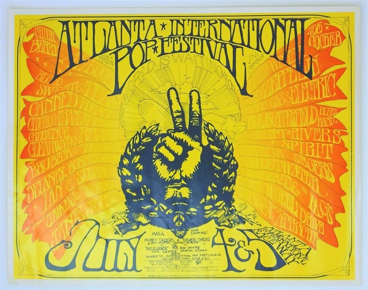 Atlanta Pop Festival 1969 1st State AOR 3.91