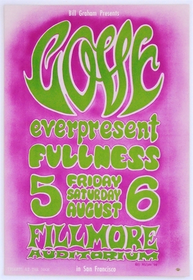 BG 21 Love Everpresent Fullness Wes Wilson 1966 Fillmore Auditorium Poster