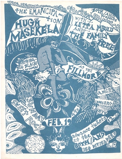 Concertposterauction.com - Hugh Masekela Family Tree Letta Mbulu 1967 ...