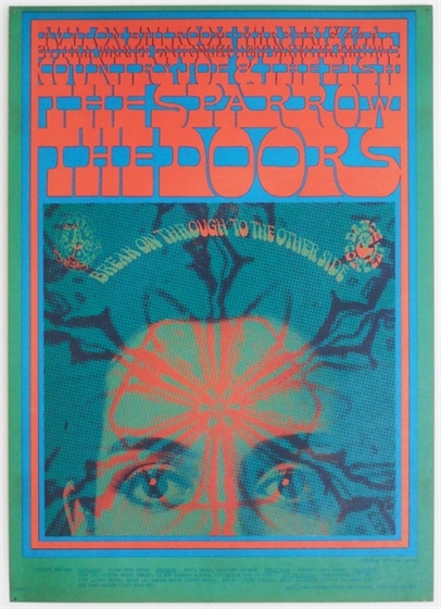 FD 50 The Doors Country Joe & the Fish Moscoso 1967 Avalon Ballroom Poster